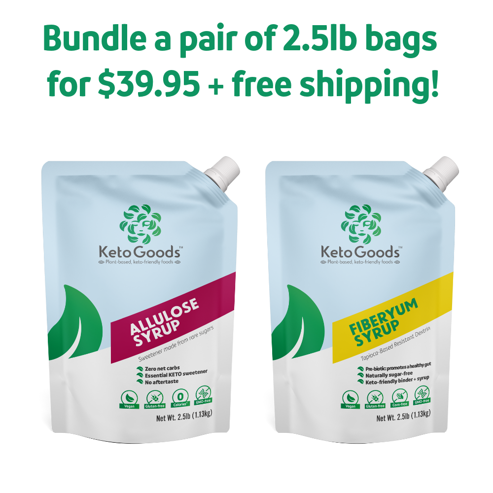 Allulose and FiberYum bundle of 2.5lb bags #KGbundle-2.5